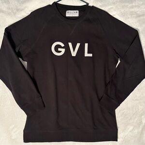 Billiam Jeans GVL Sweatshirt Womens L Crew Neck Greenville SC black white